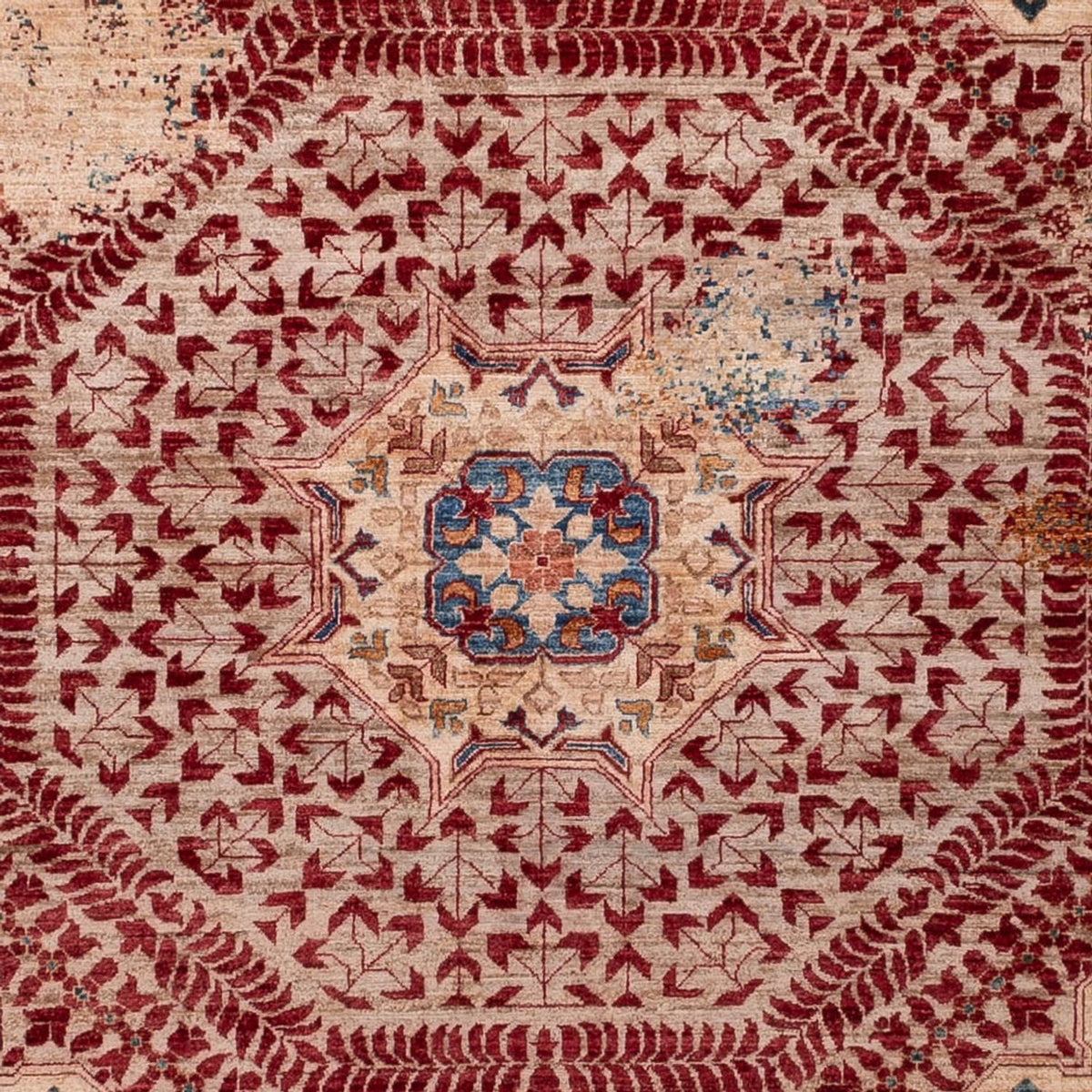 Designer Teppich - 340 x 249 cm - mehrfarbig