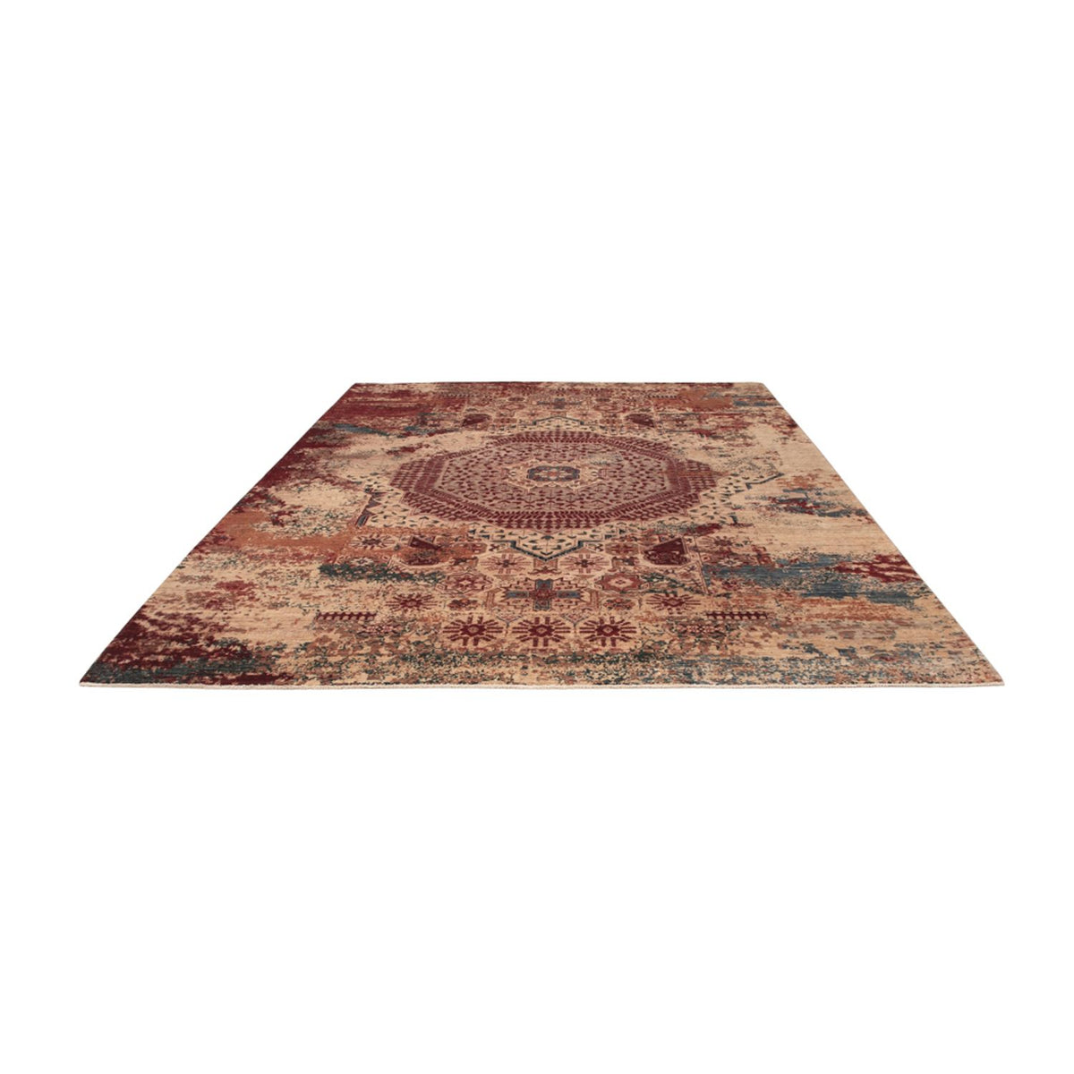 Designer Teppich - 340 x 249 cm - mehrfarbig