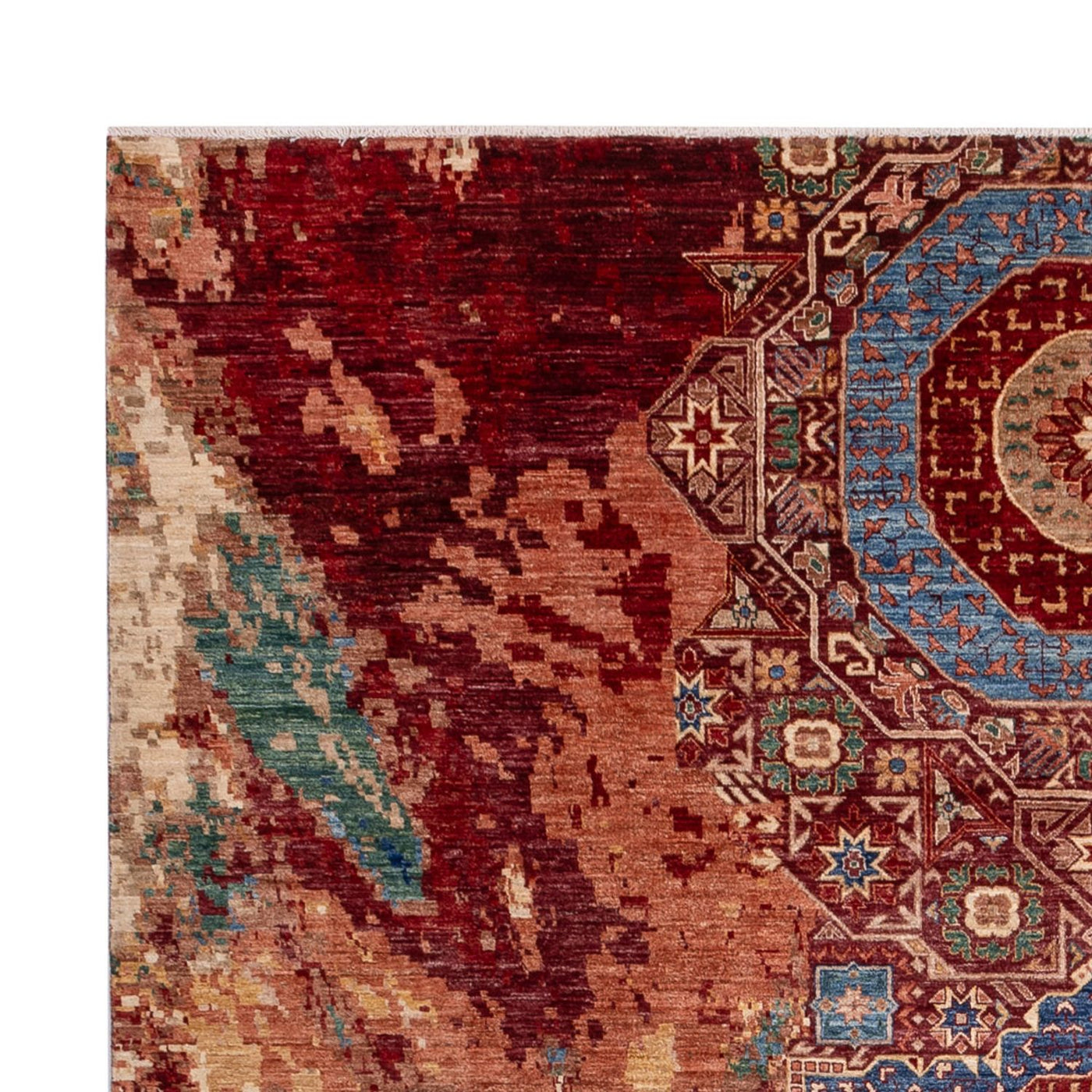 Designer Teppich - 340 x 248 cm - mehrfarbig