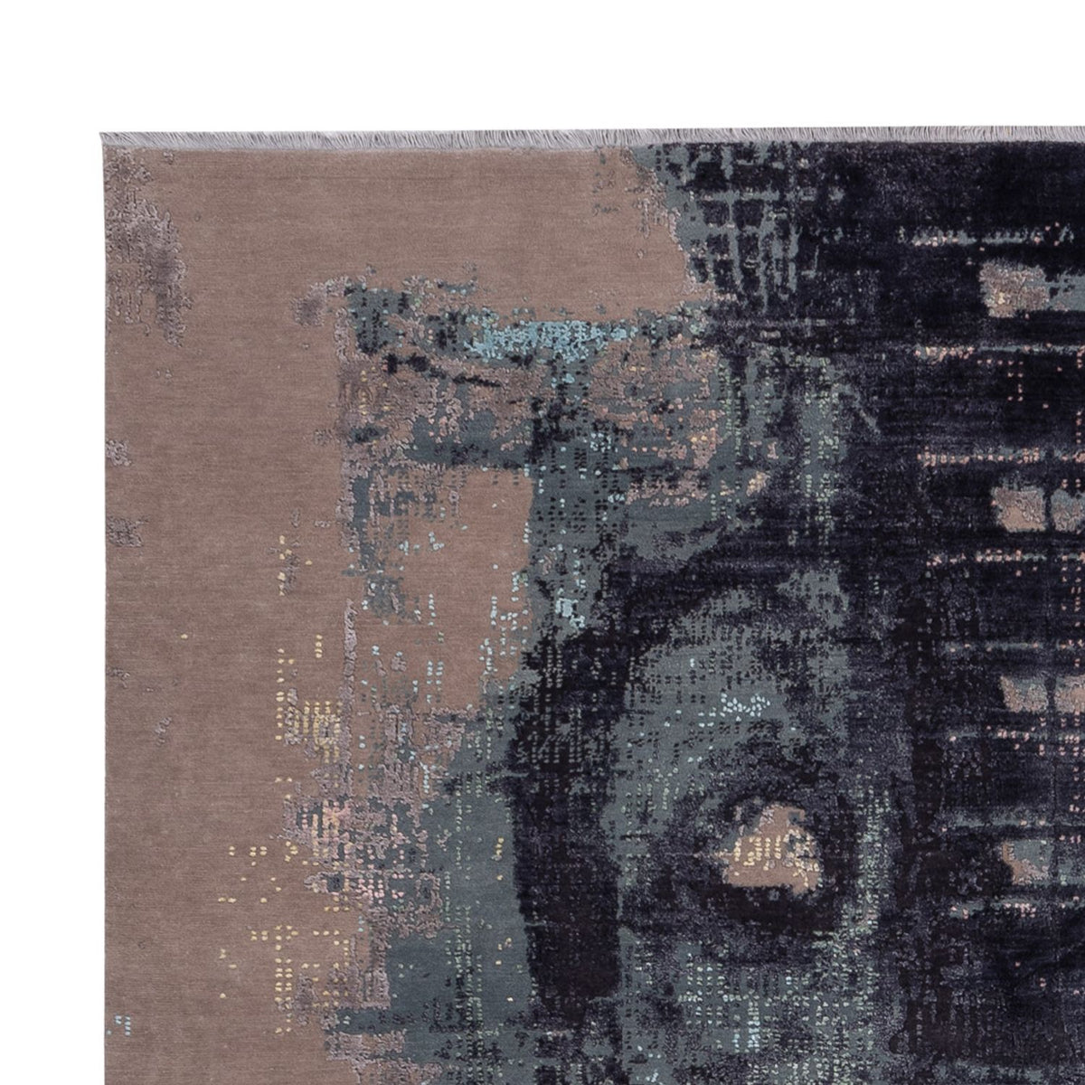 Designer Teppich - 354 x 256 cm - mehrfarbig