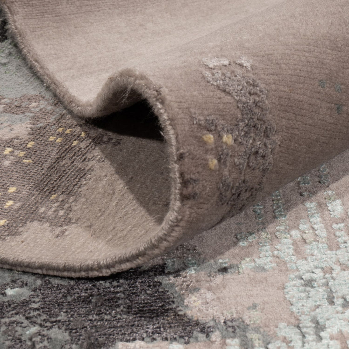 Designer Teppich - 353 x 256 cm - mehrfarbig