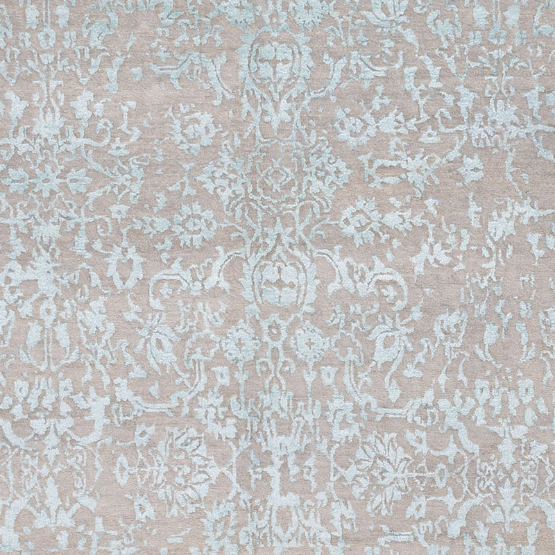 Designer Teppich - 358 x 270 cm - hellblau