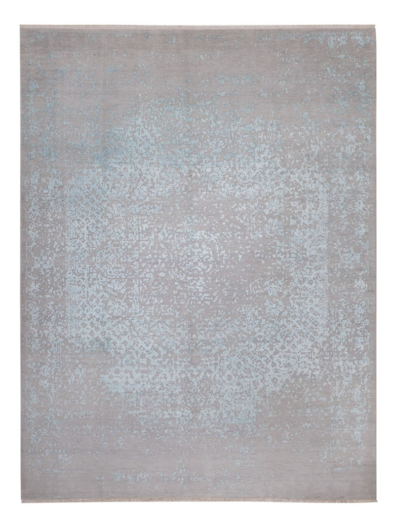 Designer Teppich - 367 x 275 cm - hellblau