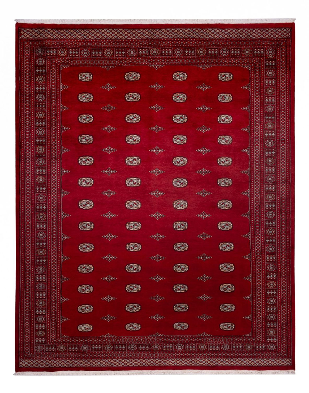 Afghan Teppich - Buchara - 364 x 283 cm - rot