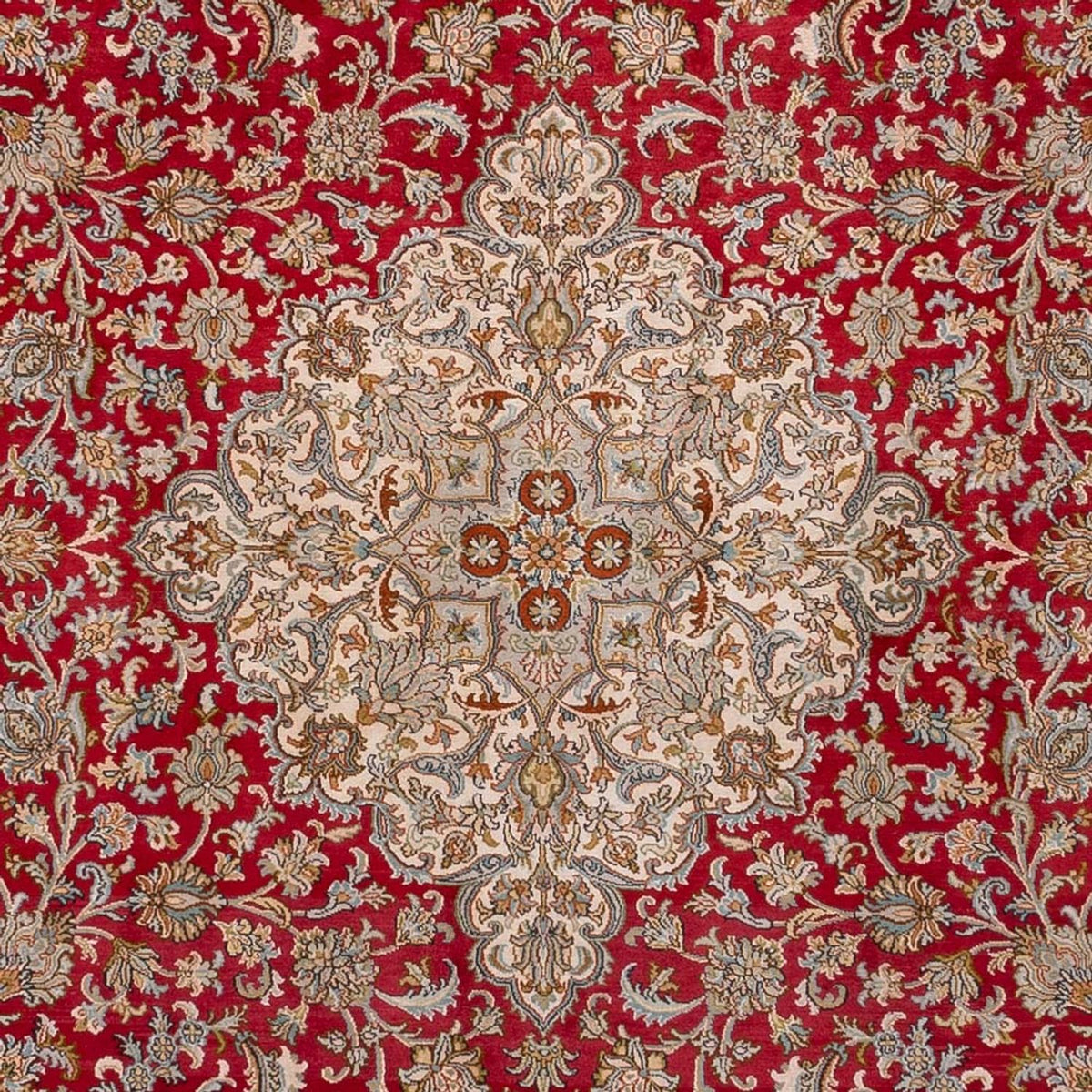 Seidenteppich - Kaschmir Seide - 339 x 244 cm - rot