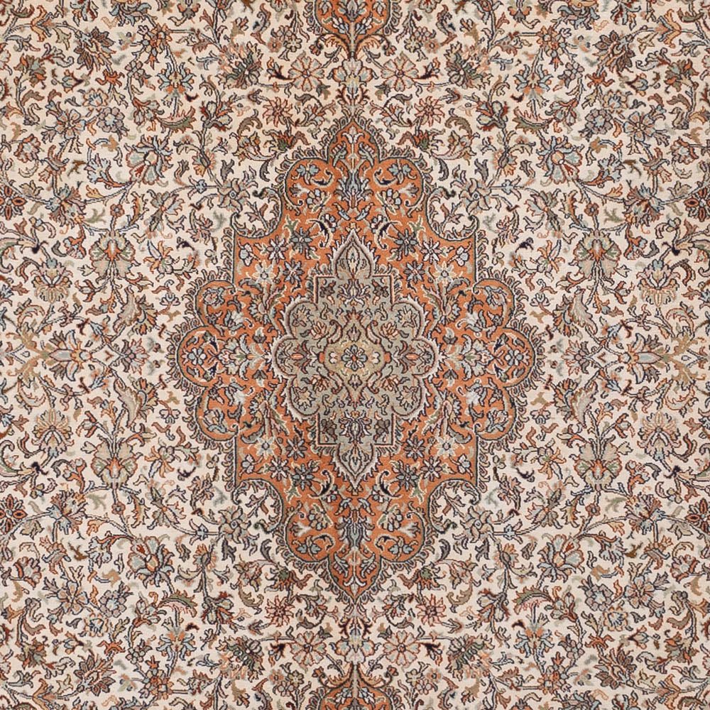 Seidenteppich - Kaschmir Seide - 344 x 250 cm - beige