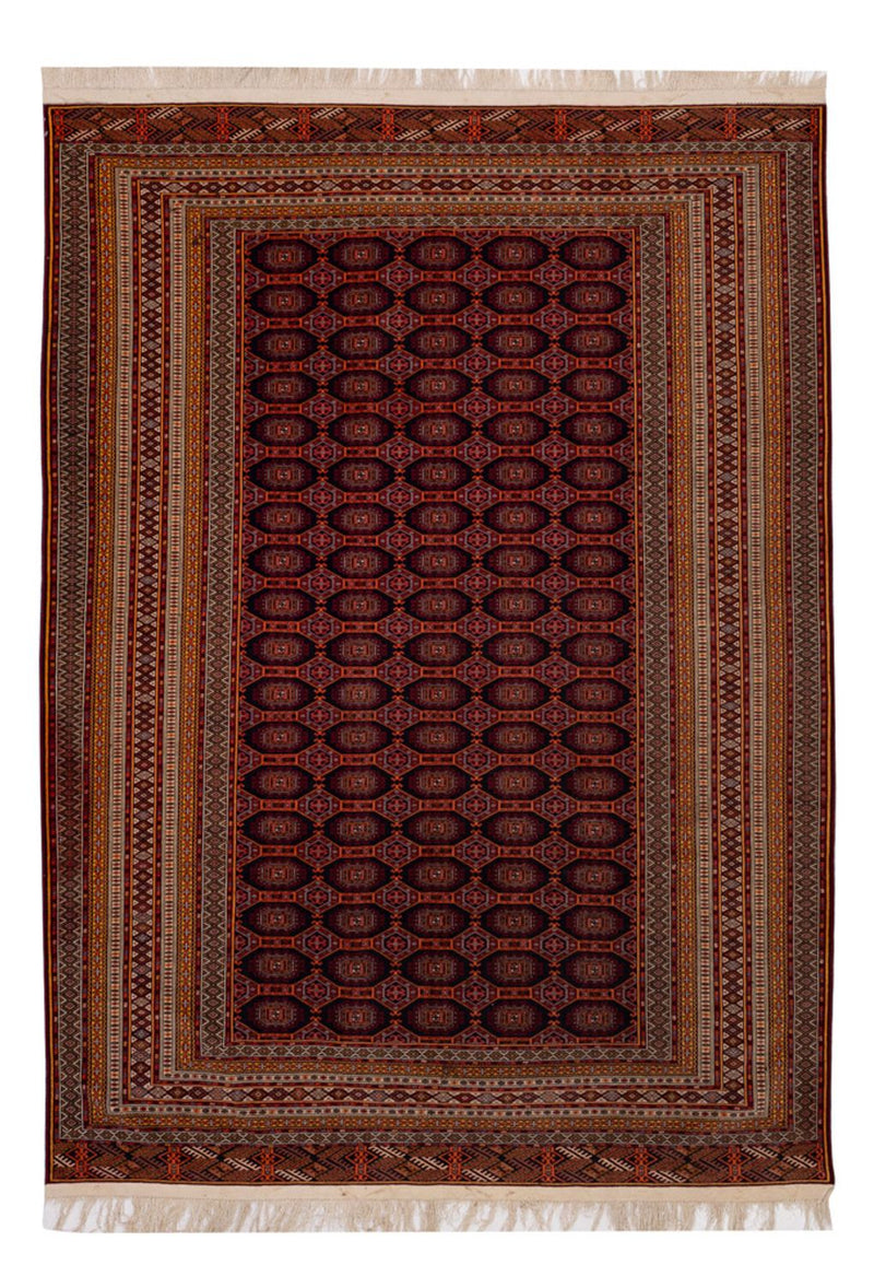 Afghan Teppich - 321 x 243 cm - dunkelrot