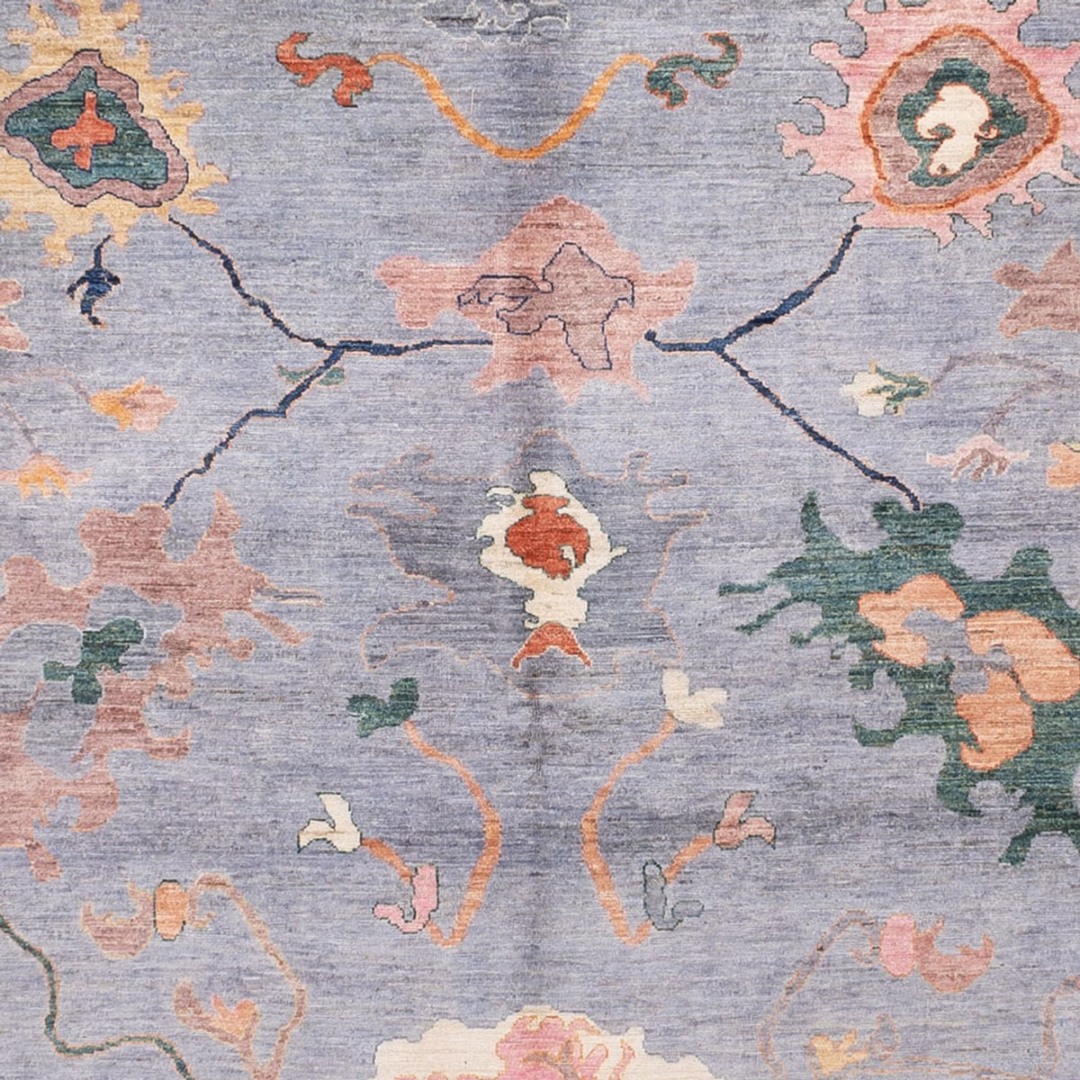 Ziegler Teppich - Usak - 397 x 300 cm - dunkelblau