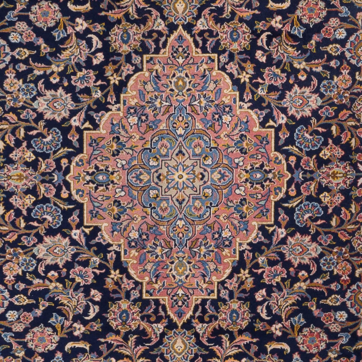 Perserteppich - Keshan - 355 x 264 cm - dunkelbeige