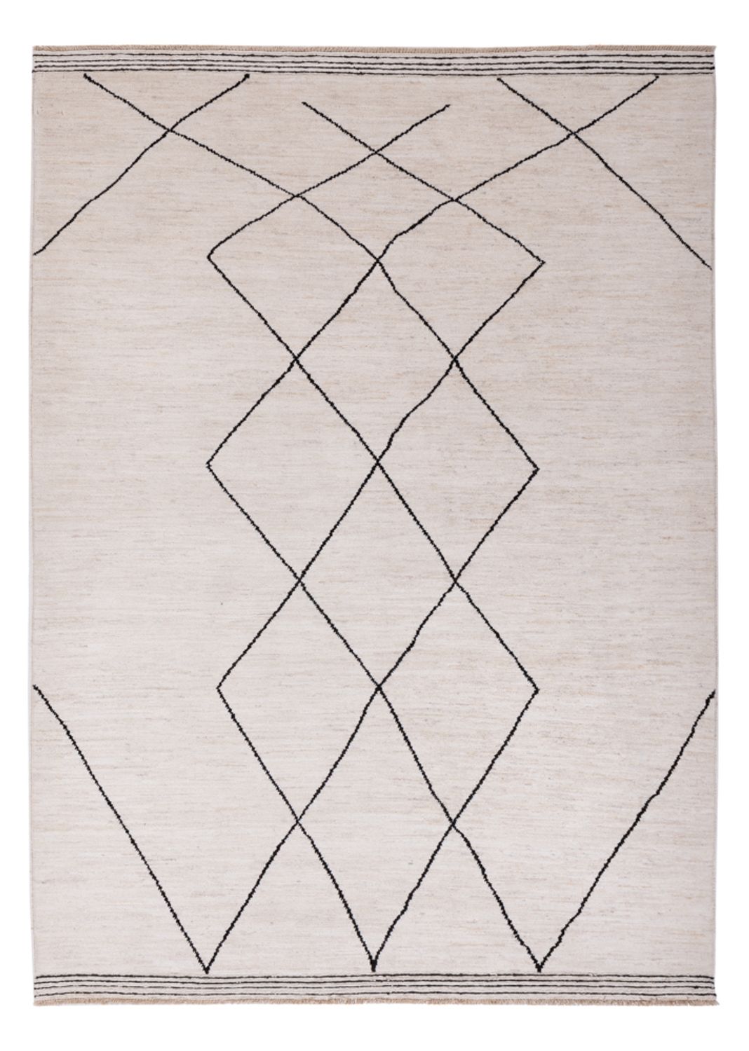 Berber Teppich - 206 x 155 cm - beige