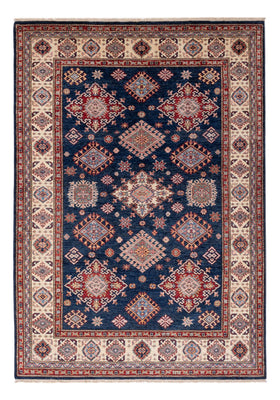 Ziegler Teppich - Kazak - 211 x 152 cm - dunkelblau
