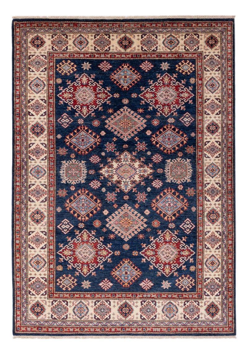 Ziegler Teppich - Kazak - 211 x 152 cm - dunkelblau
