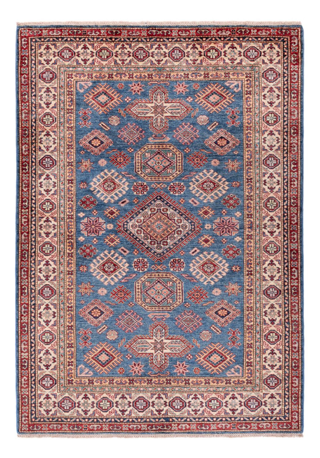 Ziegler Teppich - Kazak - 217 x 153 cm - dunkelblau