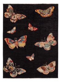 Designer Teppich - 239 x 176 cm - mehrfarbig