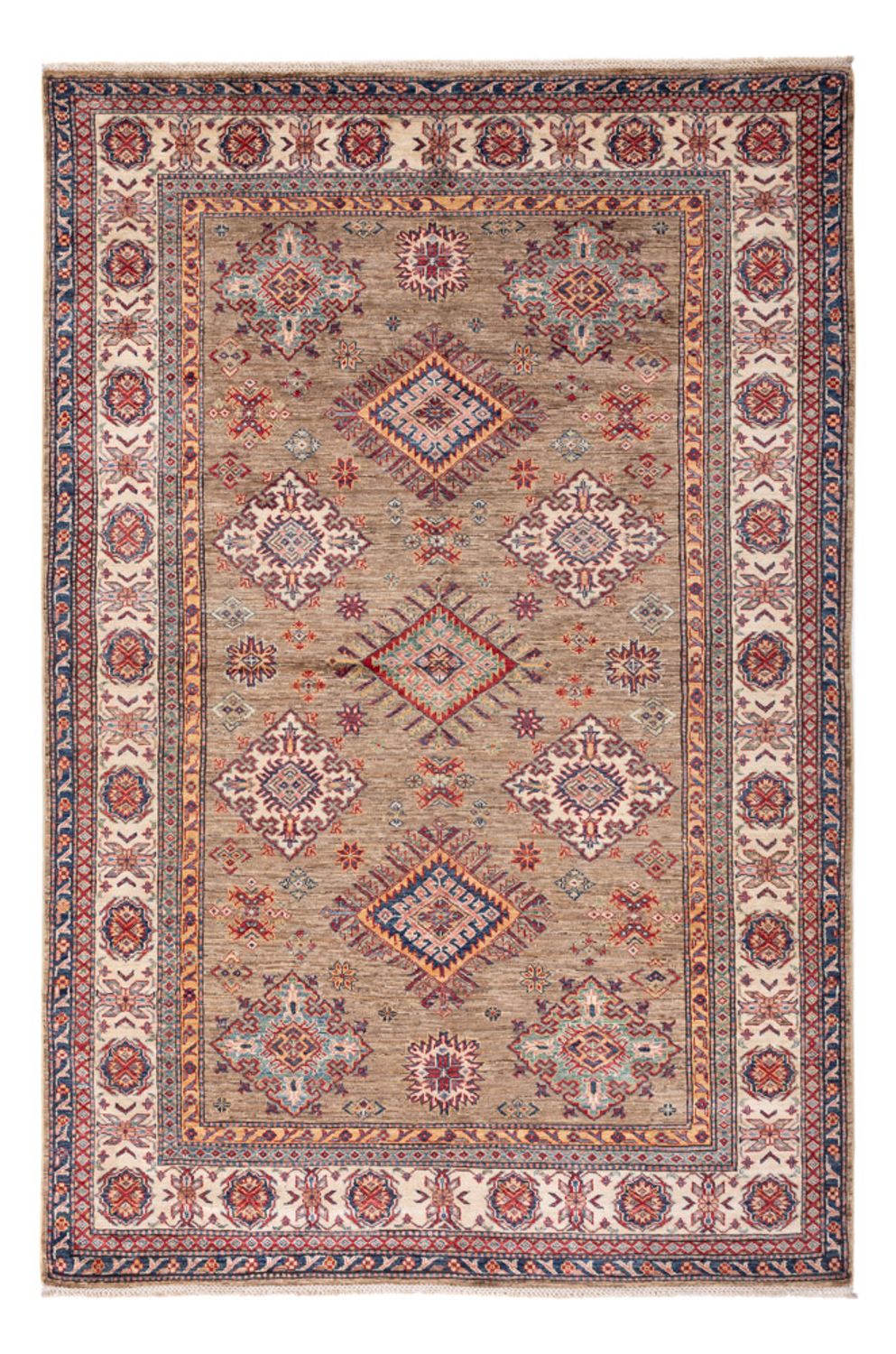 Ziegler Teppich - Kazak - 249 x 167 cm - dunkelbeige