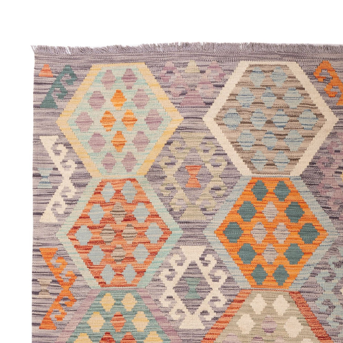 Kelim Teppich - Splash - 292 x 197 cm - mehrfarbig