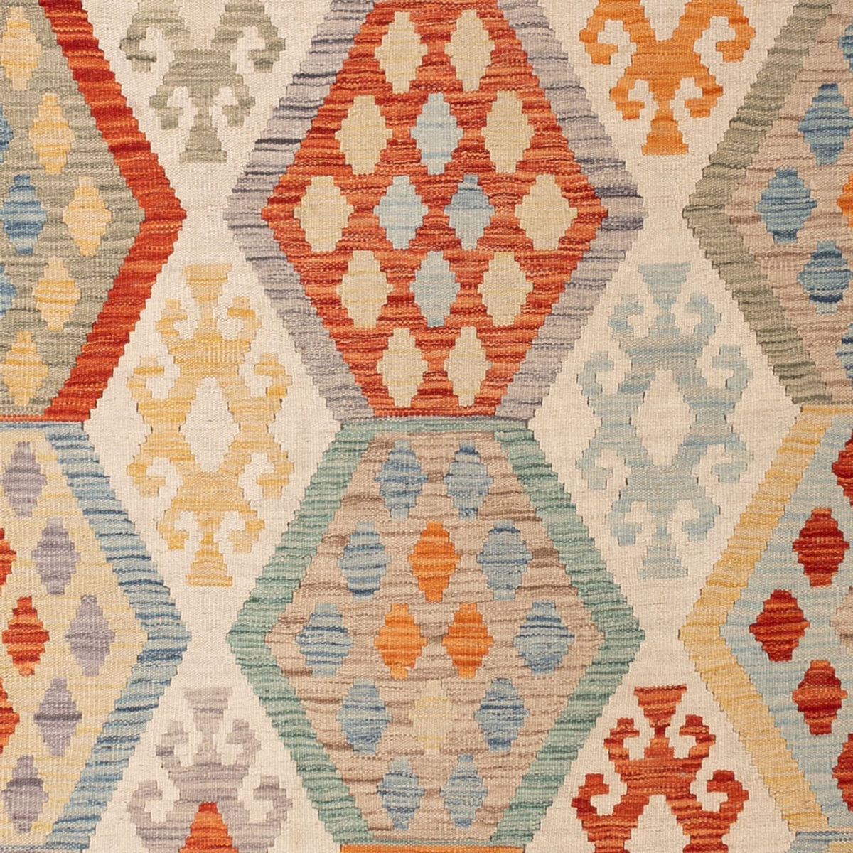 Kelim Teppich - Splash - 310 x 193 cm - mehrfarbig