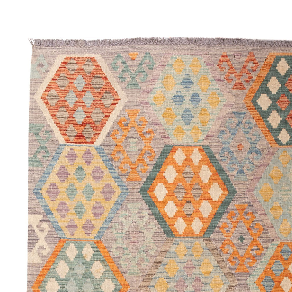 Kelim Teppich - Splash - 298 x 207 cm - mehrfarbig