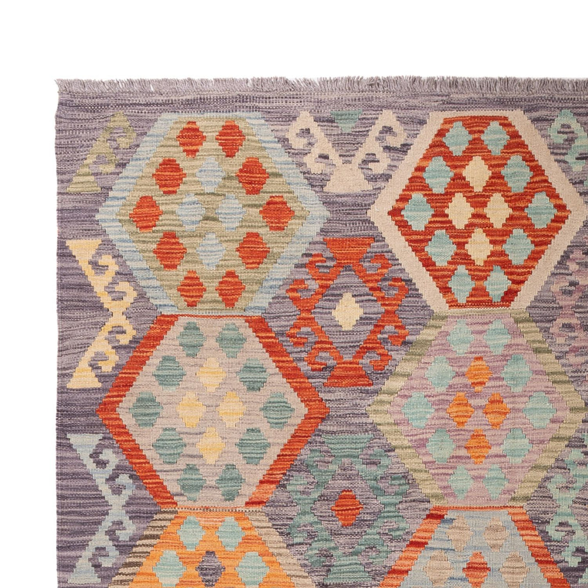 Kelim Teppich - Splash - 300 x 202 cm - mehrfarbig