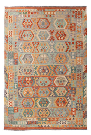 Kelim Teppich - Splash - 300 x 203 cm - mehrfarbig