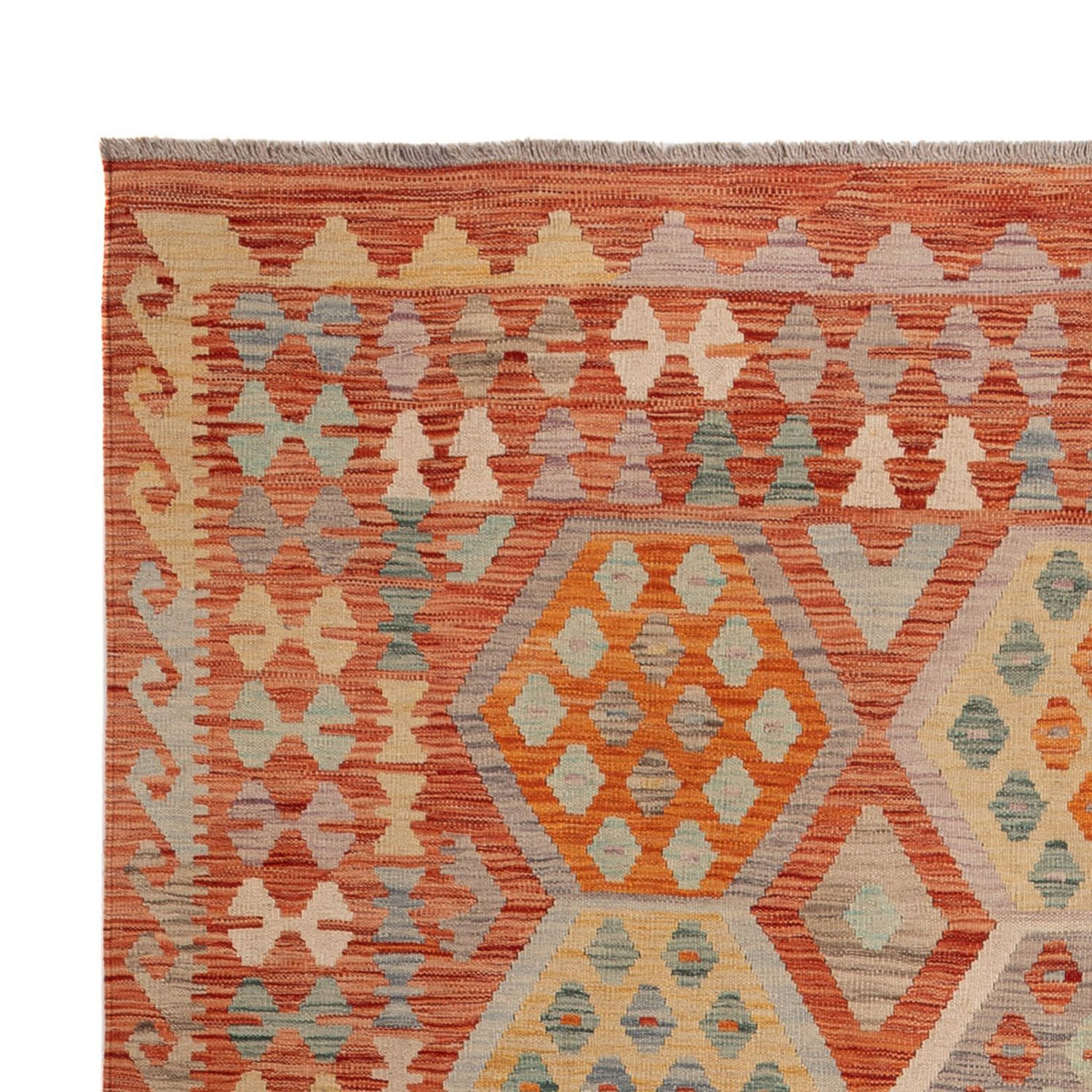 Kelim Teppich - Splash - 289 x 200 cm - mehrfarbig