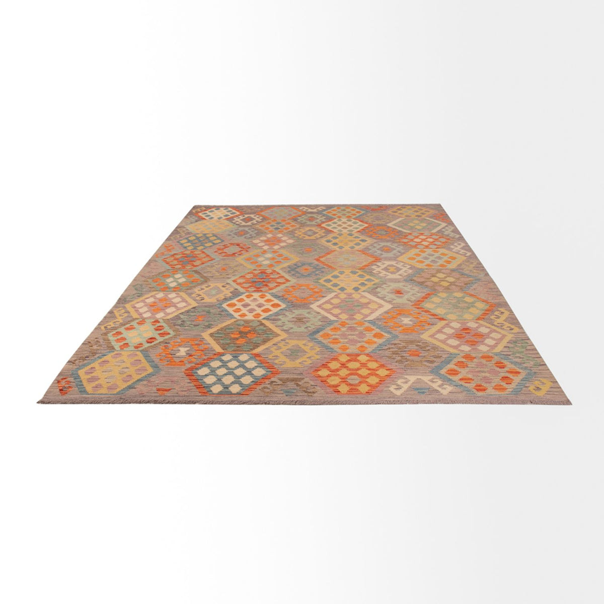 Kelim Teppich - Splash - 296 x 205 cm - mehrfarbig