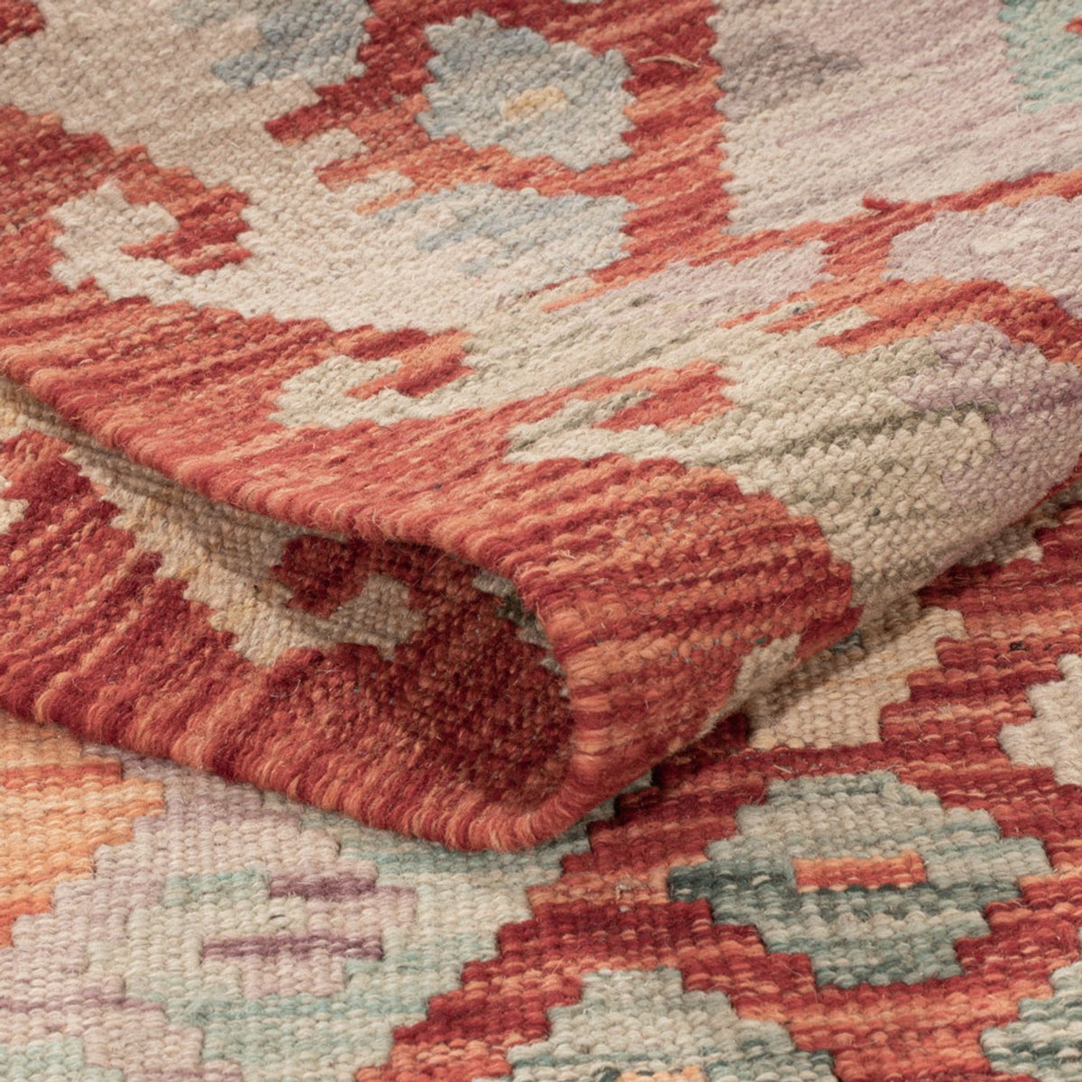 Kelim Teppich - Splash - 187 x 127 cm - mehrfarbig