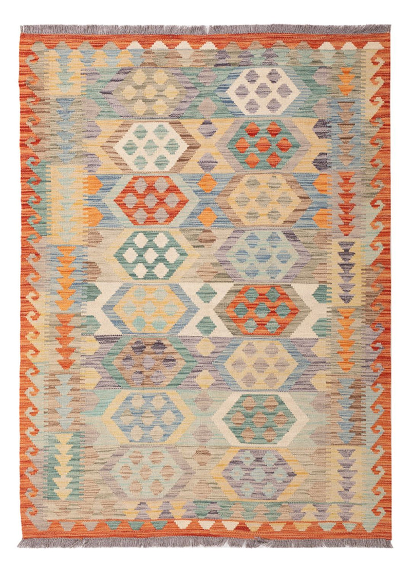 Kelim Teppich - Splash - 179 x 126 cm - mehrfarbig