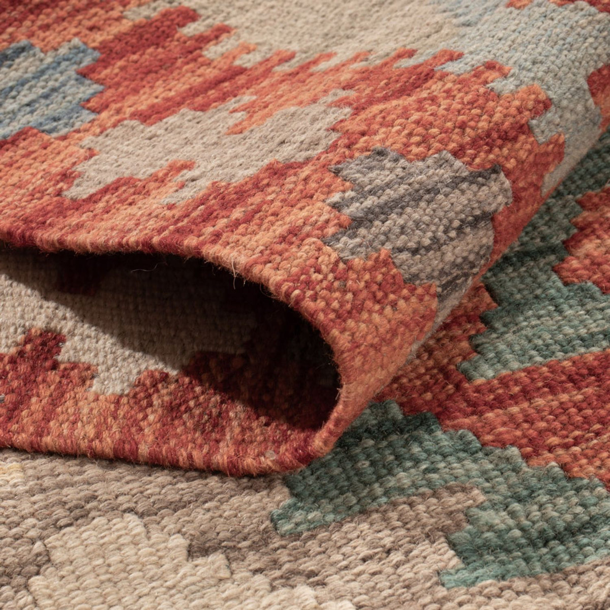 Kelim Teppich - Splash - 175 x 124 cm - mehrfarbig