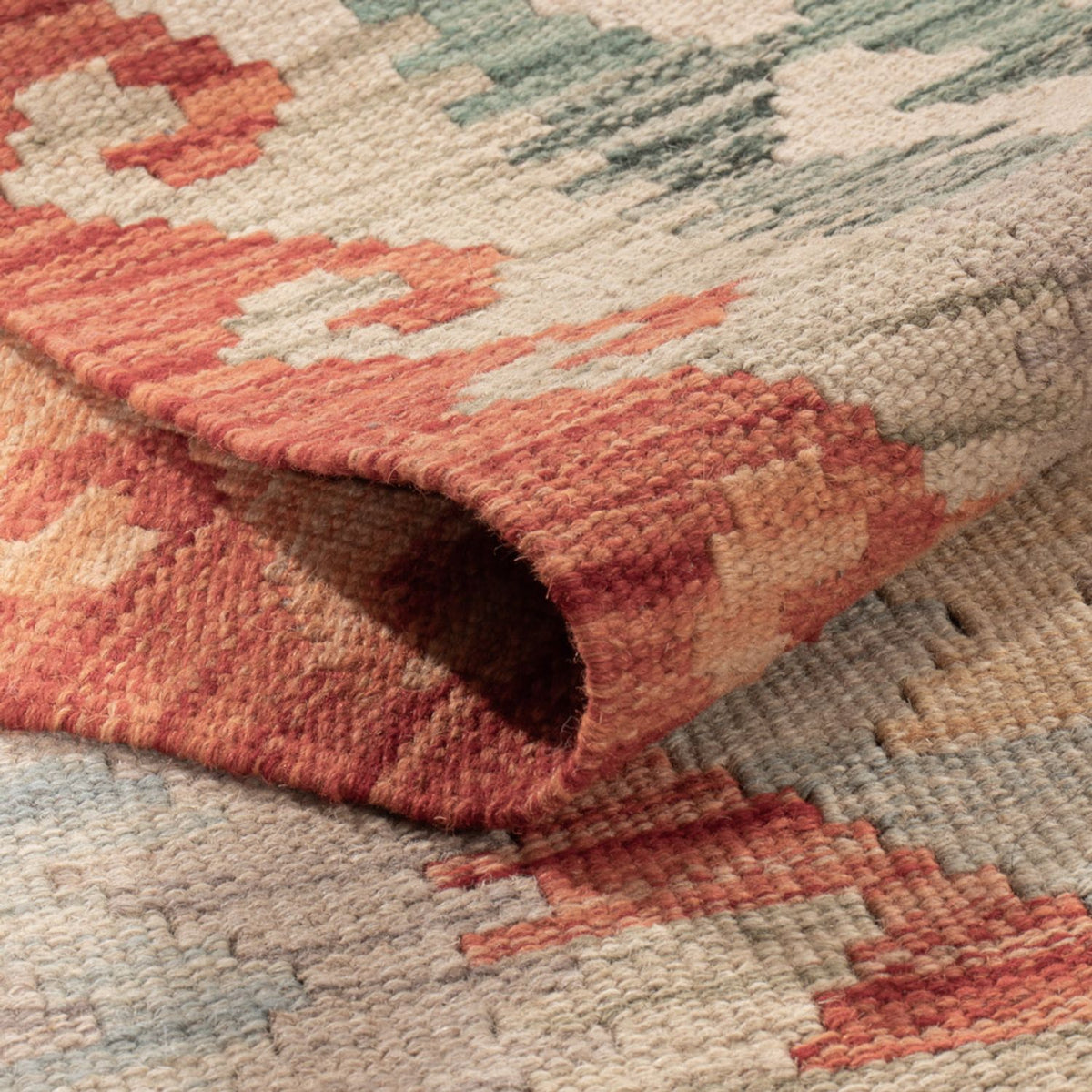 Kelim Teppich - Splash - 174 x 122 cm - mehrfarbig