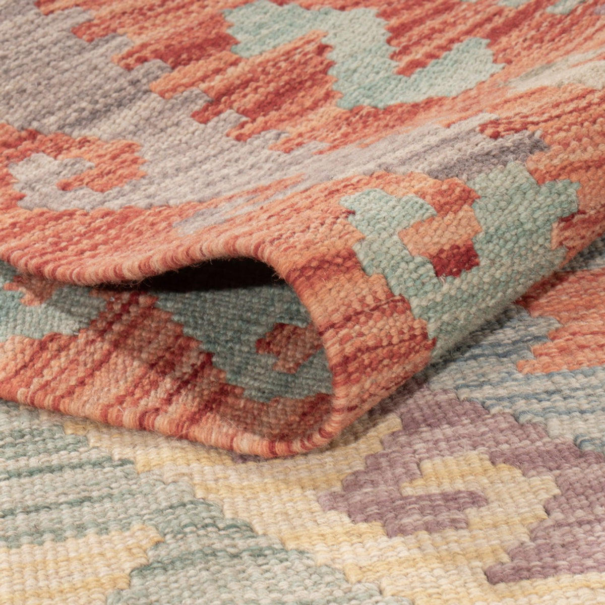 Kelim Teppich - Splash - 178 x 128 cm - mehrfarbig