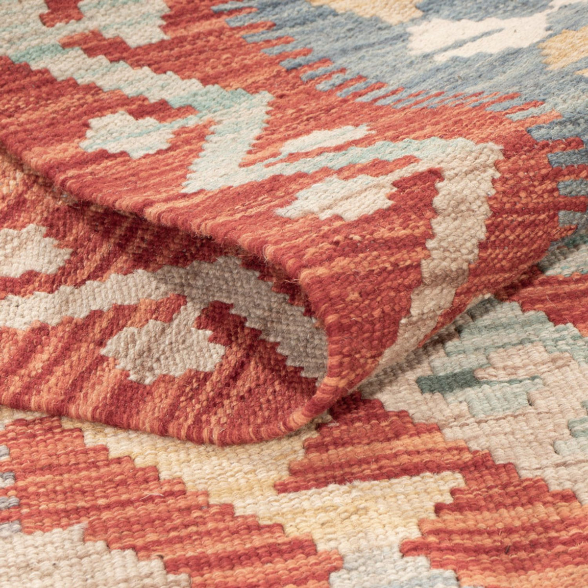 Kelim Teppich - Splash - 174 x 126 cm - mehrfarbig