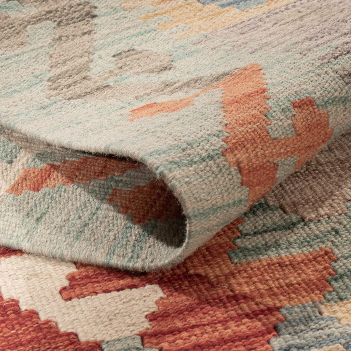 Kelim Teppich - Splash - 180 x 127 cm - mehrfarbig