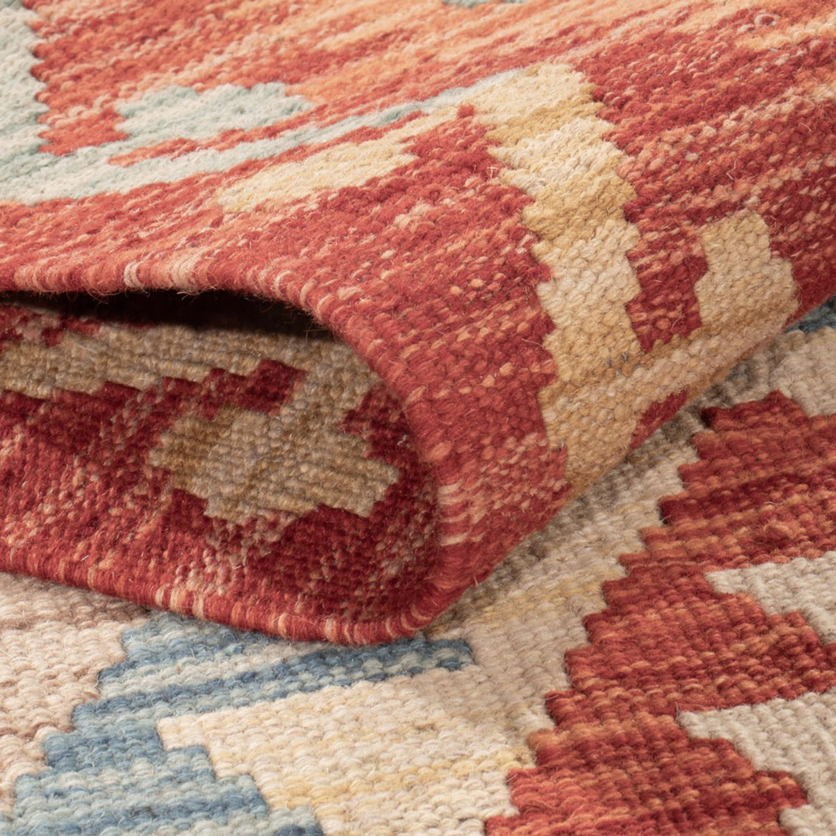 Kelim Teppich - Splash - 177 x 128 cm - mehrfarbig