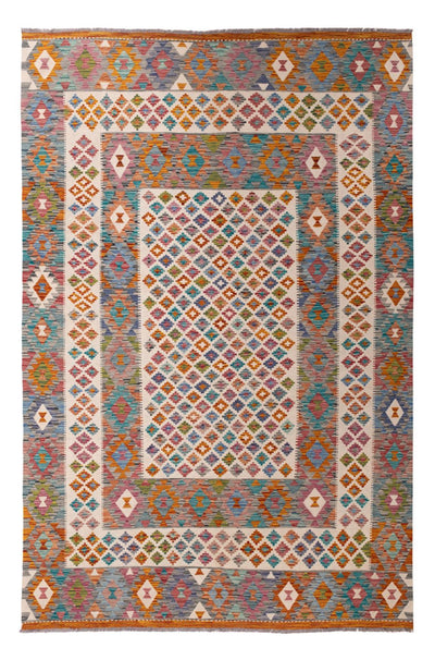 Kelim Maimene Teppich 203x301cm - mehrfarbig