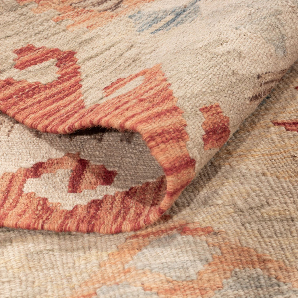 Kelim Teppich - Splash - 170 x 132 cm - mehrfarbig