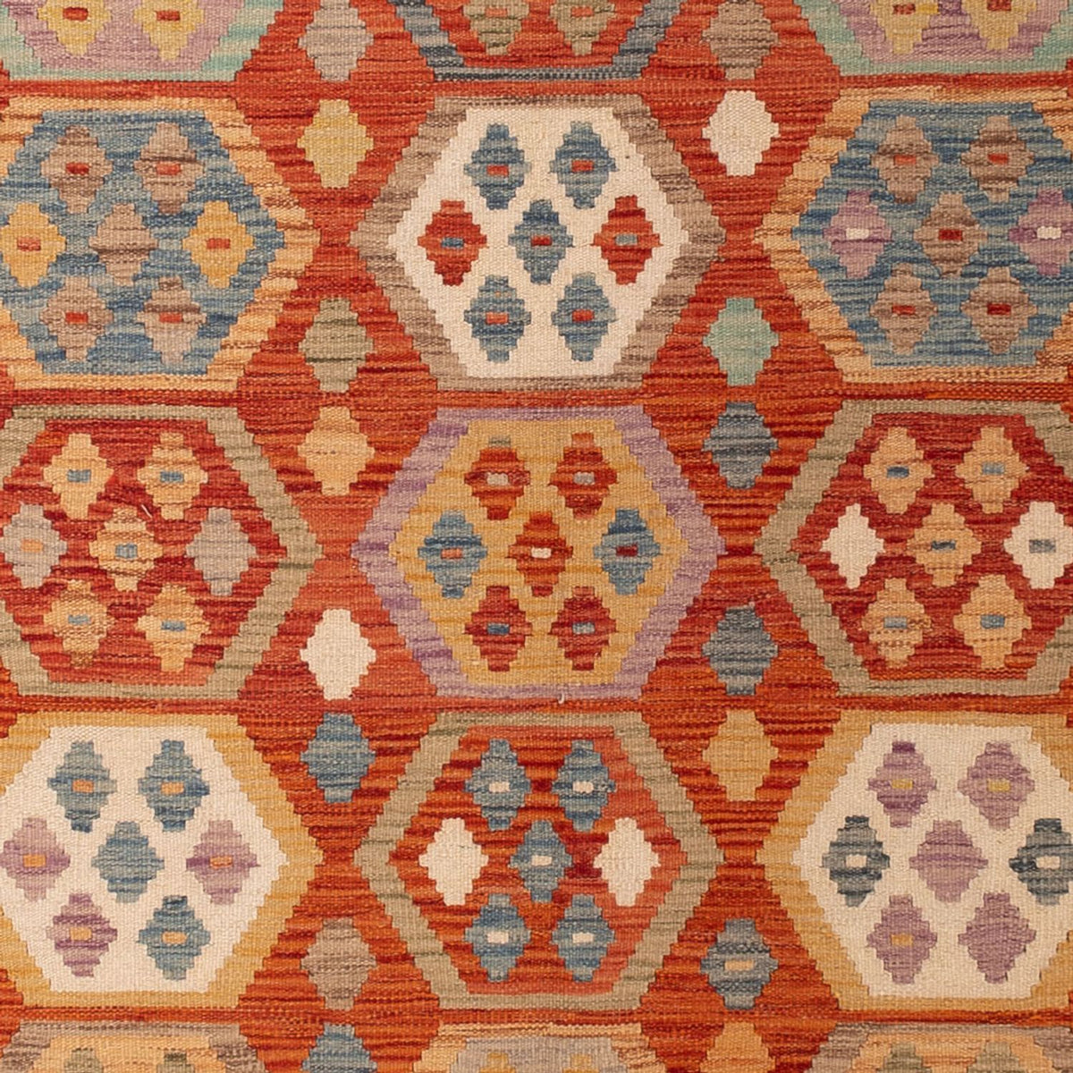 Kelim Teppich - Splash - 295 x 195 cm - mehrfarbig