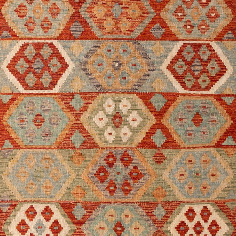 Kelim Teppich - Splash - 306 x 203 cm - mehrfarbig