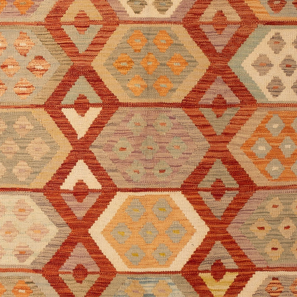 Kelim Teppich - Splash - 302 x 198 cm - mehrfarbig