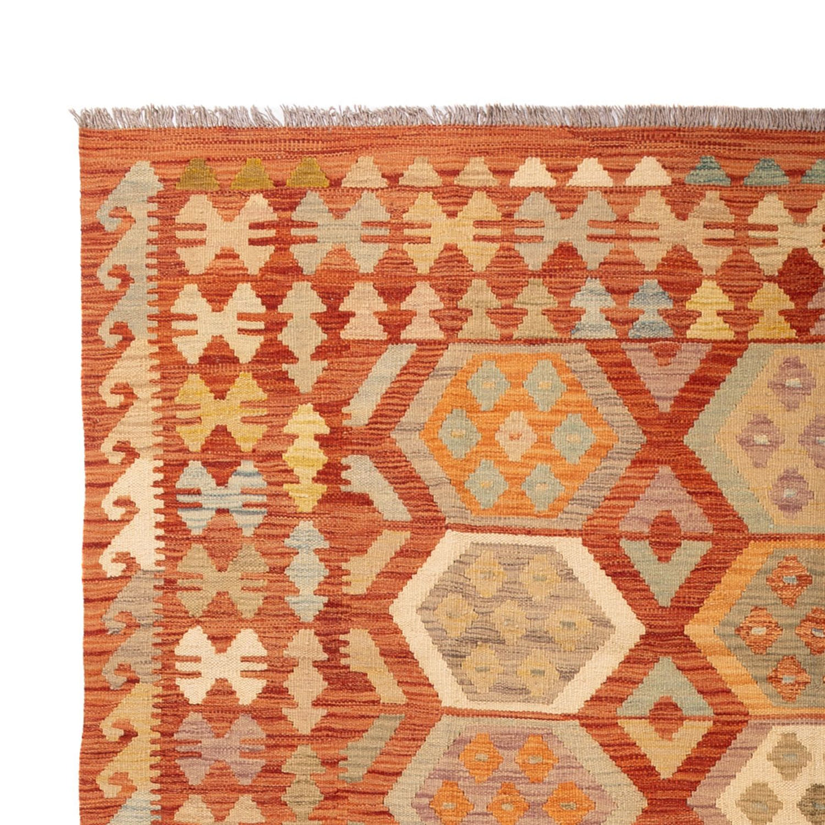 Kelim Teppich - Splash - 302 x 198 cm - mehrfarbig