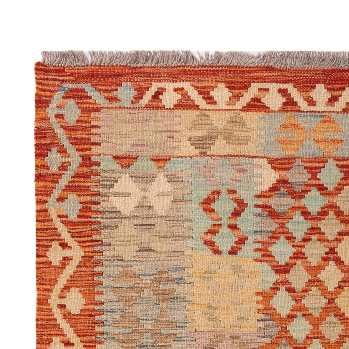 Kelim Teppich - Splash - 200 x 122 cm - mehrfarbig