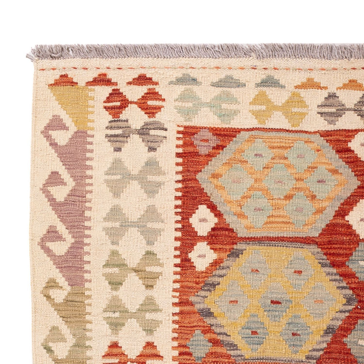 Kelim Teppich - Splash - 184 x 120 cm - mehrfarbig