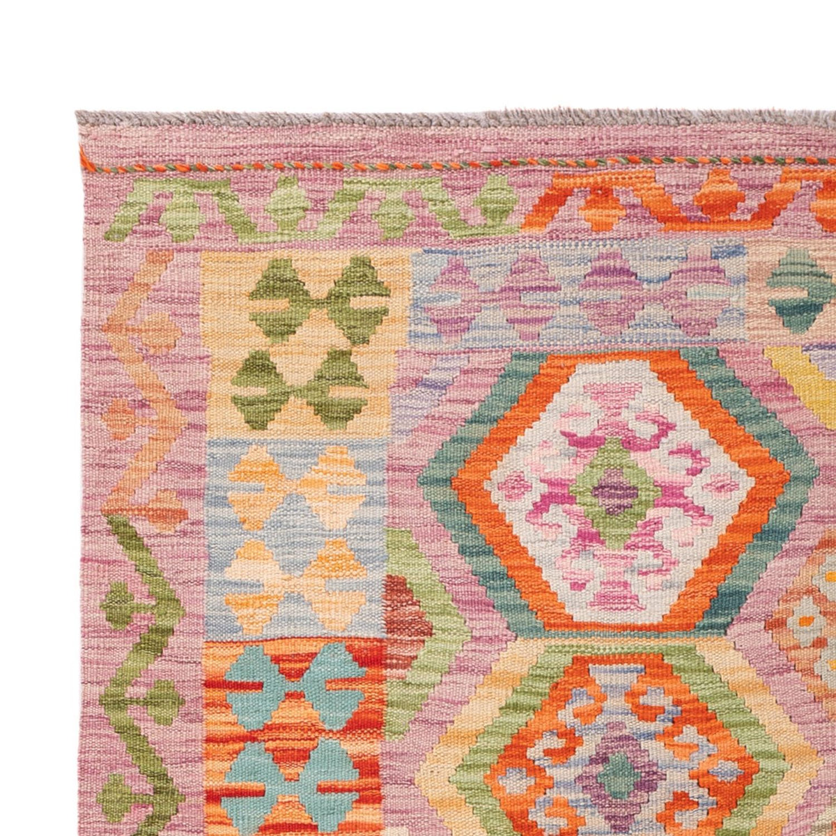 Kelim Teppich - Splash - 187 x 127 cm - mehrfarbig