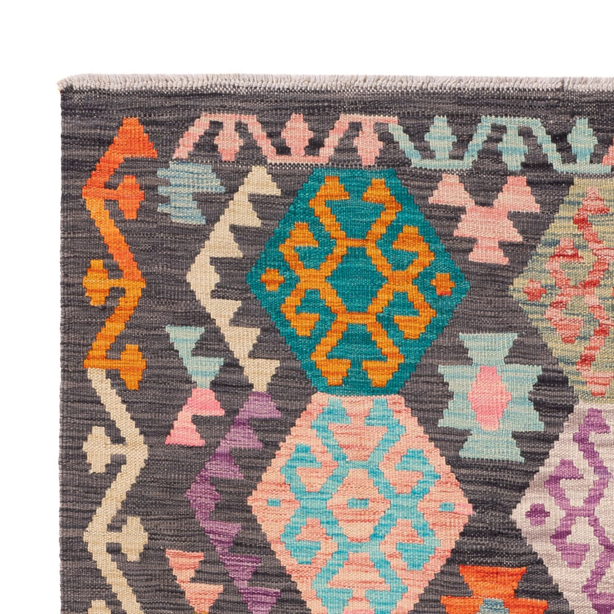 Kelim Teppich - Splash - 180 x 136 cm - mehrfarbig