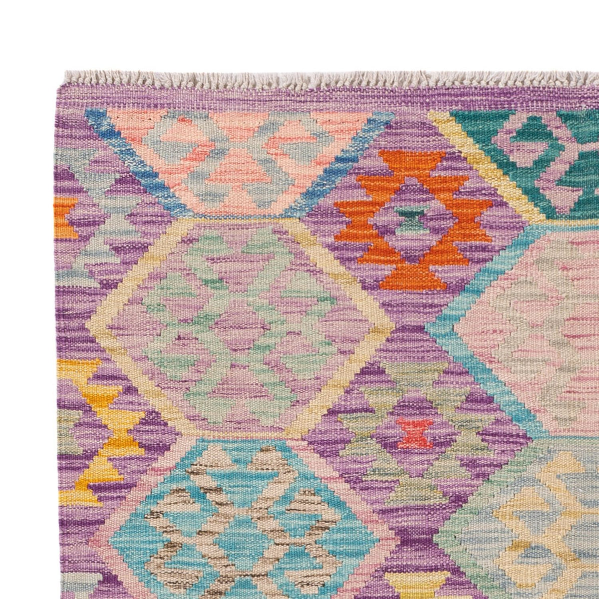 Kelim Teppich - Splash - 173 x 124 cm - mehrfarbig