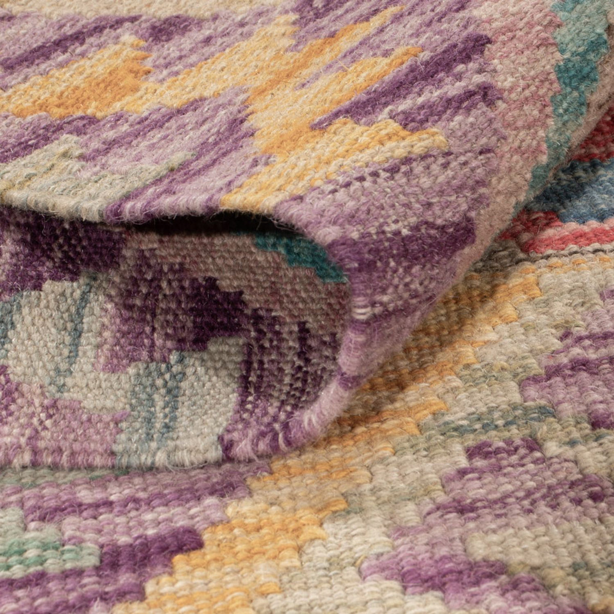 Kelim Teppich - Splash - 173 x 124 cm - mehrfarbig