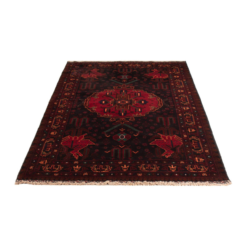 Belutsch Teppich - 207 x 127 cm - dunkelrot