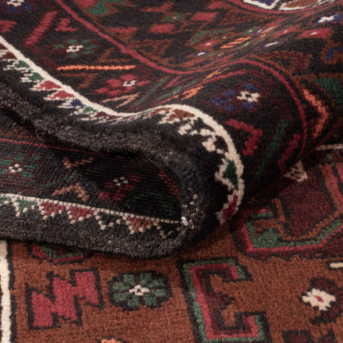 Läufer Belutsch - 222 x 103 cm - dunkelrot