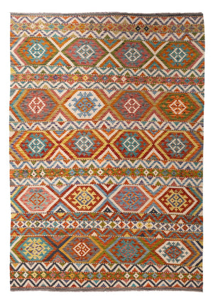 Kelim Teppich - Splash - 304 x 209 cm - mehrfarbig