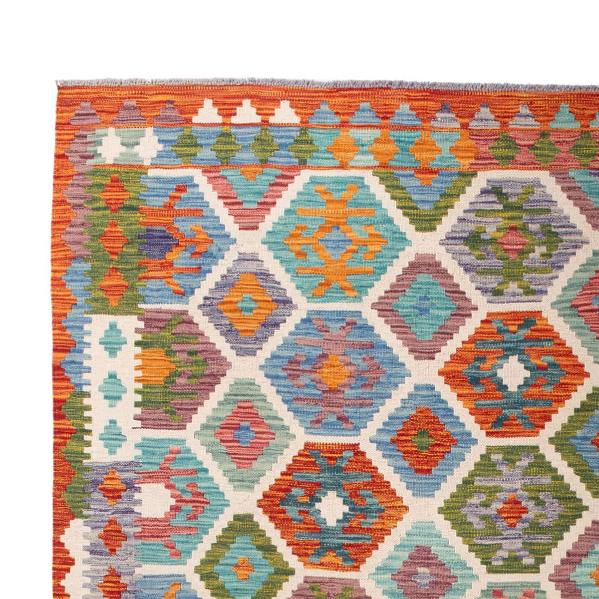 Kelim Teppich - Splash - 296 x 204 cm - mehrfarbig